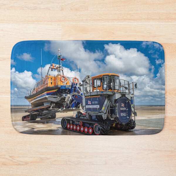 Item preview, Rhyl Lifeboat Launching  designed and sold by AJEvans.