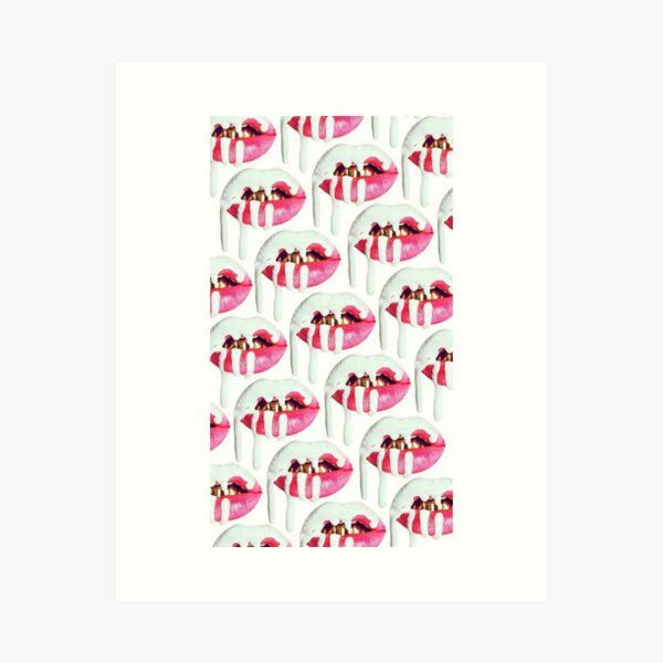 Kylie Jenner Lips Art Print