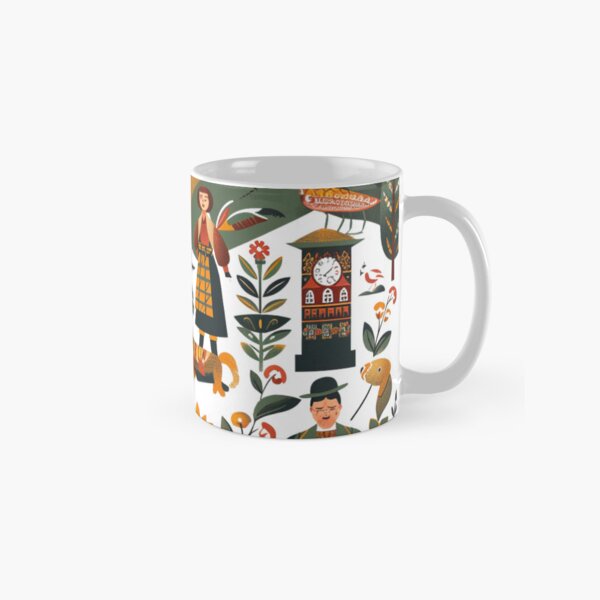 Vista previa del artículo con la obra «Patrón folclórico noruego», diseñado y vendido por VibeStyleShop.