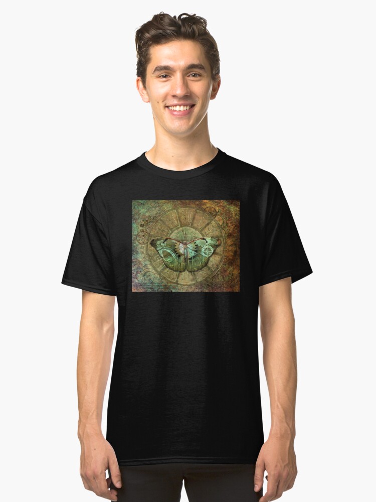 Alternate view of Steampunk Butterfly Classic T-Shirt