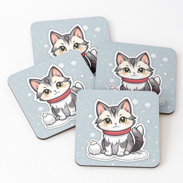Aperçu de l'œuvre Funny cat  créée et vendue par USA STICKER CLUB .