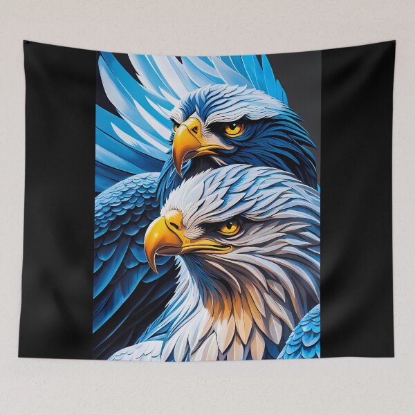 Item preview, Blue Eagles, Ai Generated Art  designed and sold by ACC .