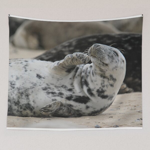 Item preview, Speckled Seal at Horsey Gap designed and sold by LJarts.