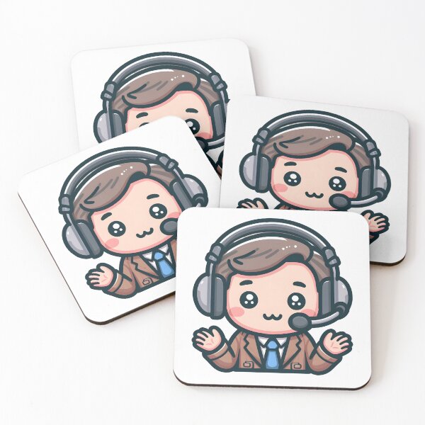Item preview, Kawaii Journalist: A Pair Of Headphones designed and sold by CanvasCutie.