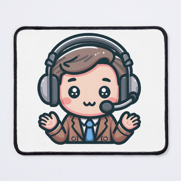 Item preview, Kawaii Journalist: A Pair Of Headphones designed and sold by CanvasCutie.
