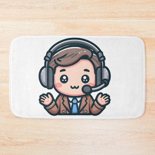 Item preview, Kawaii Journalist: A Pair Of Headphones designed and sold by CanvasCutie.