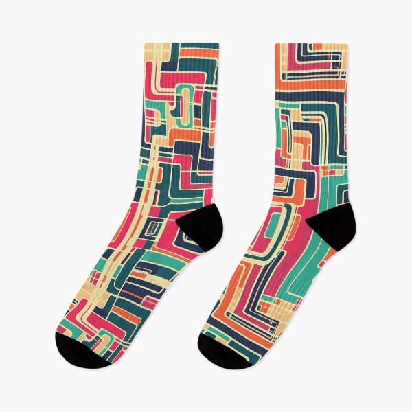 Item preview, Curved Retro Lines designed and sold by Alfredus.