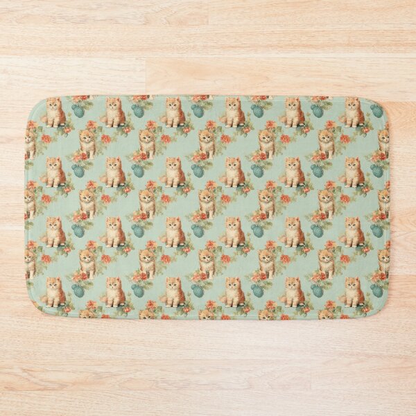 Item preview, Shabby Chic Kitty Pattern designed and sold by HasHs.