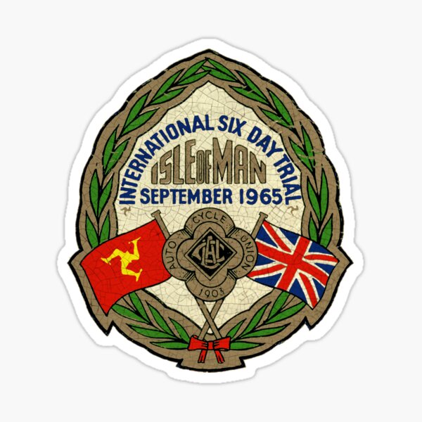 Isle Of Man TT Rennen 1965 Sticker