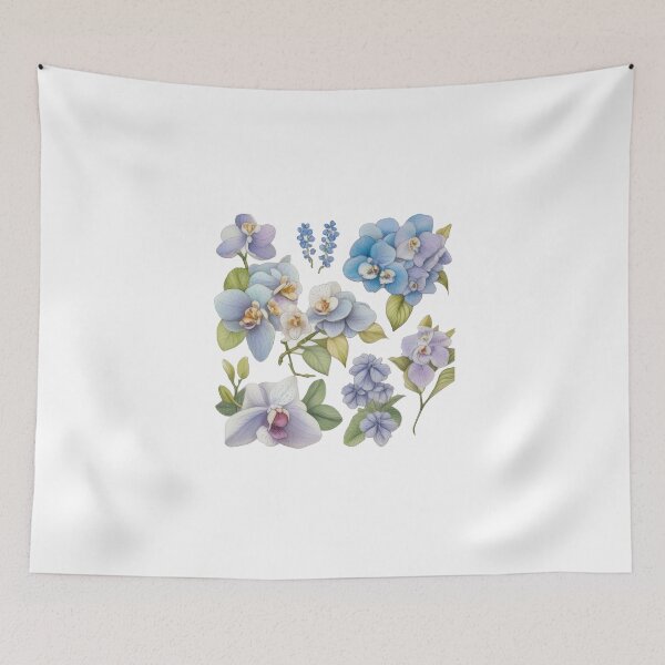 Item preview, Charming Watercolor Flower Stickers (1276) designed and sold by WASjourney.