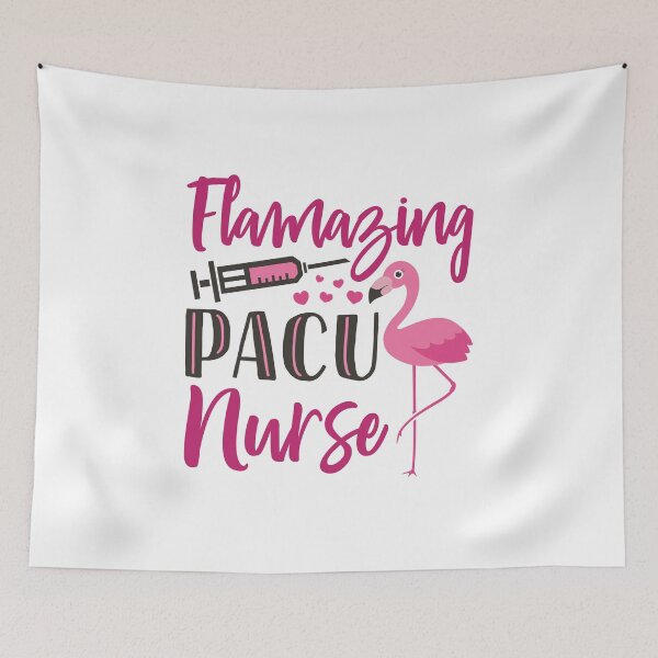 Item preview, PACU Nurse Post Anesthesia Care Unit Flamingo  designed and sold by jaygo.