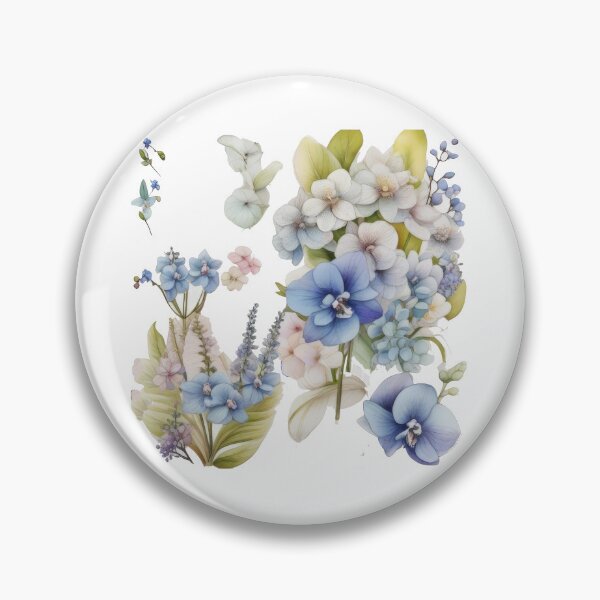 Item preview, Watercolor Flower Stickers (1277) designed and sold by WASjourney.