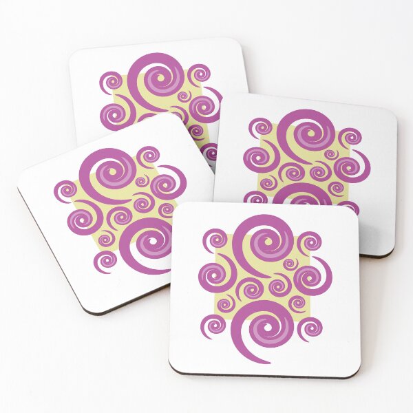 Item preview, Hot Pink Twirl Pattern designed and sold by Printable-Cutie.