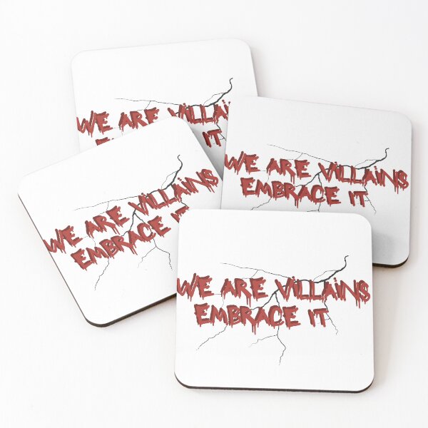 Item preview, We are villains embrace it fan art designed and sold by LadyWithLashes.