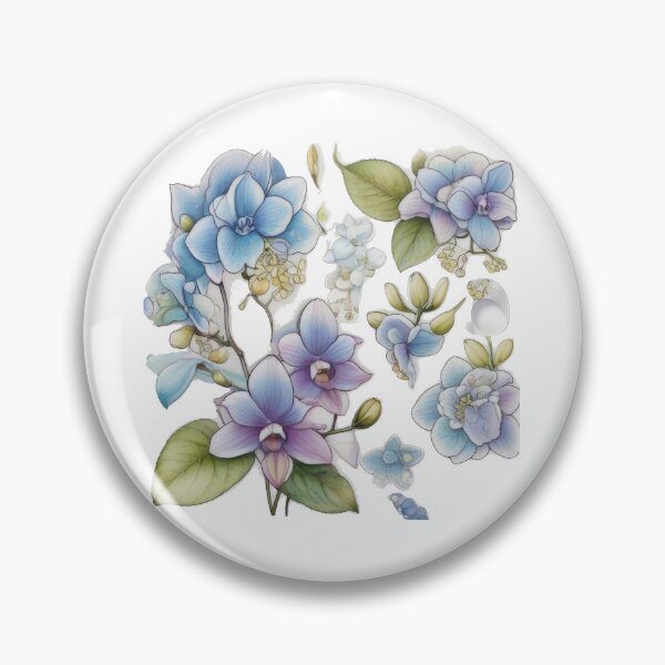 Item preview, Adorable Watercolor Flower Stickers (1278) designed and sold by WASjourney.