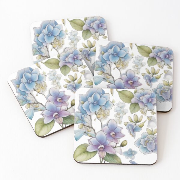 Item preview, Adorable Watercolor Flower Stickers (1278) designed and sold by WASjourney.
