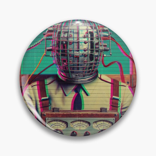 Item preview, 3D Glitch Retro Cyborg designed and sold by Mlaniel.