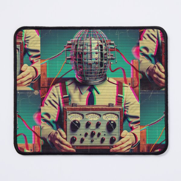 Item preview, 3D Glitch Retro Cyborg designed and sold by Mlaniel.