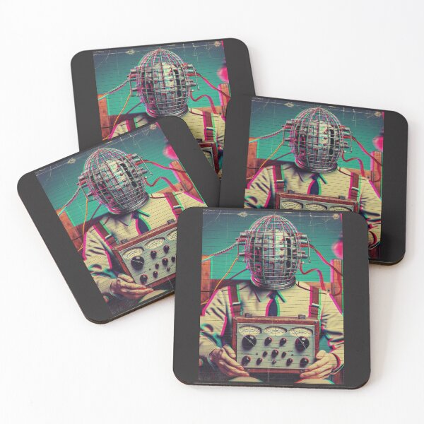 Item preview, 3D Glitch Retro Cyborg designed and sold by Mlaniel.