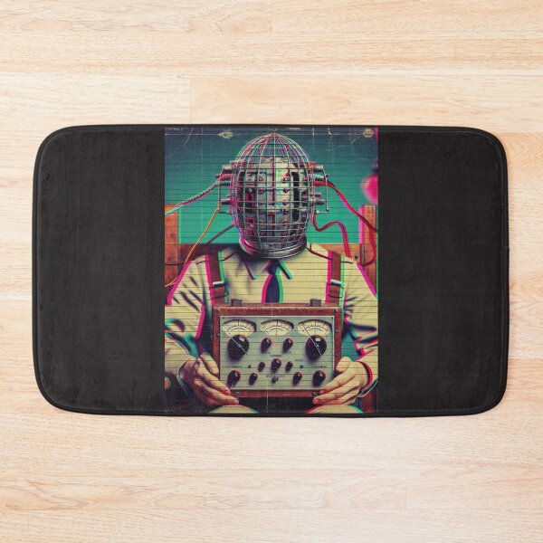 Item preview, 3D Glitch Retro Cyborg designed and sold by Mlaniel.