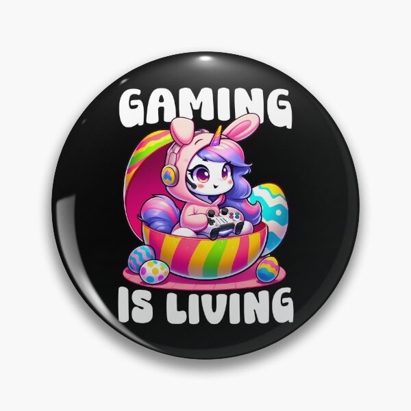 Item preview, Unicorn Girls kids Gamer Funny Video Game Bunny Easter Day designed and sold by JUSTBEELEGANT.