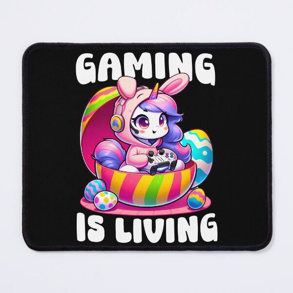 Item preview, Unicorn Girls kids Gamer Funny Video Game Bunny Easter Day designed and sold by JUSTBEELEGANT.