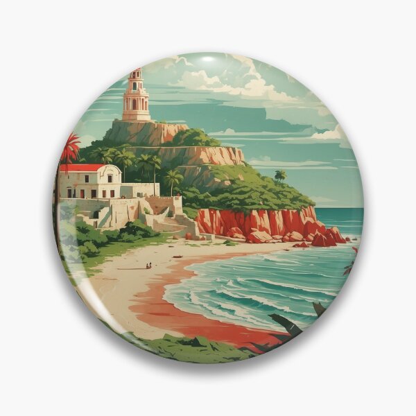 Artikelvorschau, Isla Aguada Campeche Vintage Reisetourismus Poster entworfen und verkauft von TravelersGems.