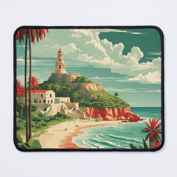 Artikelvorschau, Isla Aguada Campeche Vintage Reisetourismus Poster entworfen und verkauft von TravelersGems.
