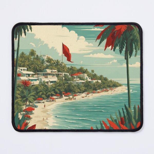 Item preview, Isla Mujeres Quintana Roo Magic Town Mexico Vintage Travel Tourism Poster designed and sold by TravelersGems.