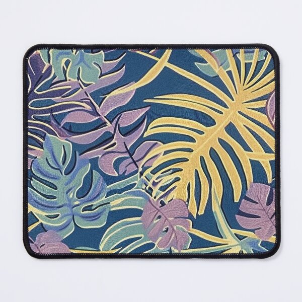 Item preview, Intertwined Purple & Yellow Jungle Leaves designed and sold by Alfredus.