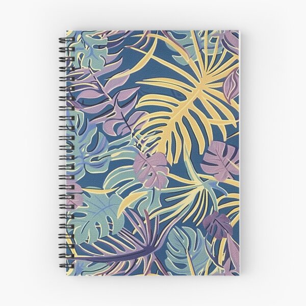 Item preview, Intertwined Purple & Yellow Jungle Leaves designed and sold by Alfredus.