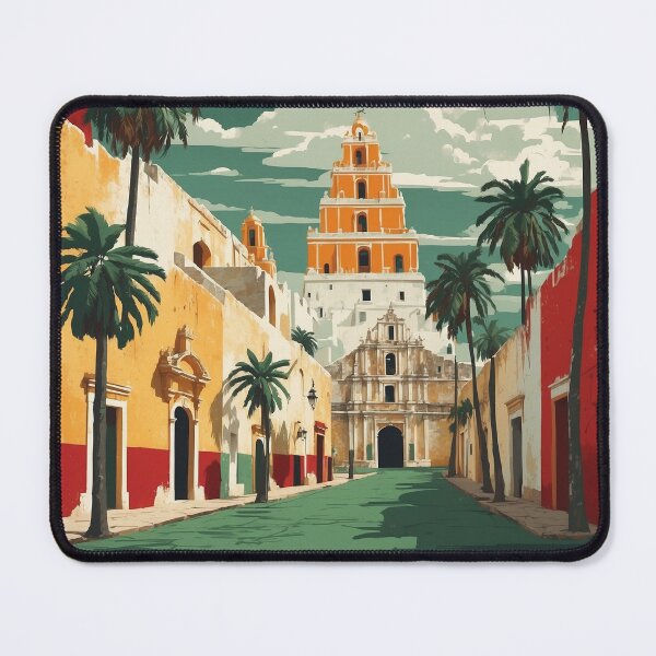 Item preview, Izamal Yucatán Magic Town Mexico Vintage Travel Tourism Poster designed and sold by TravelersGems.