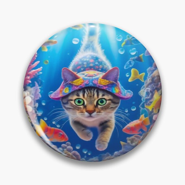 Item preview, Diving cat designed and sold by M-Y-A-R-T-.
