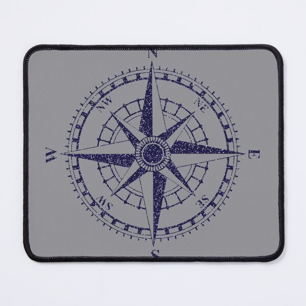 Item preview, Vintage Compass Points Navy Blue designed and sold by CheriesArt.