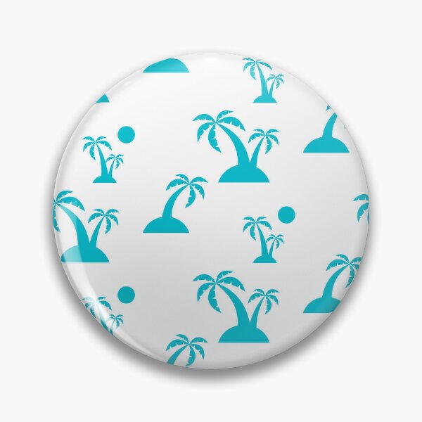 Item preview, Tropical Tranquility: Blue Palm Trees pattern designed and sold by RiciPaneto.