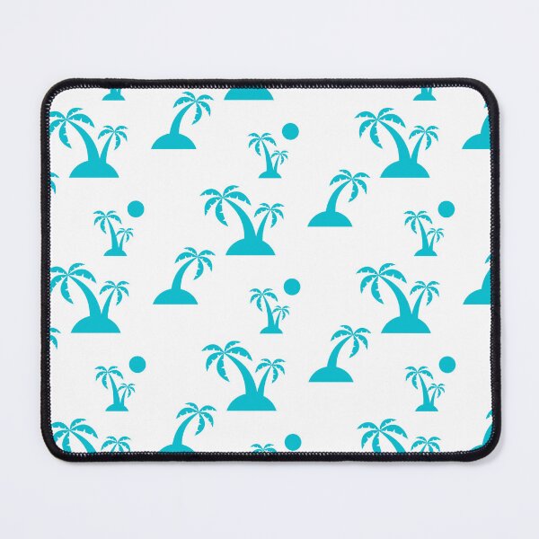 Item preview, Tropical Tranquility: Blue Palm Trees pattern designed and sold by RiciPaneto.