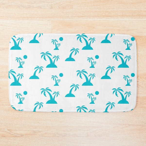 Item preview, Tropical Tranquility: Blue Palm Trees pattern designed and sold by RiciPaneto.