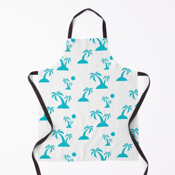 Item preview, Tropical Tranquility: Blue Palm Trees pattern designed and sold by RiciPaneto.