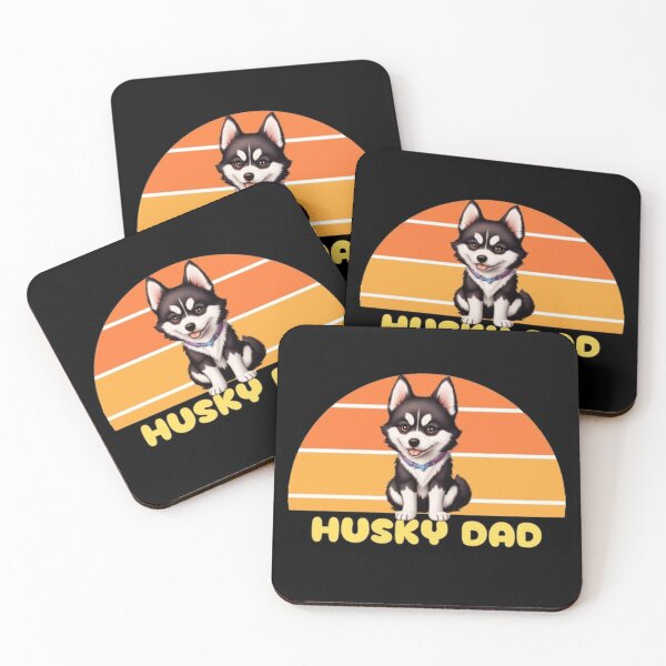 Item preview, Adorable Husky Dad Retro Design designed and sold by TGAL2.