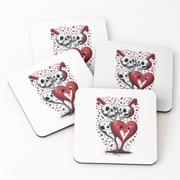 Item preview, Skulls & Bones Heart designed and sold by Digiheart.
