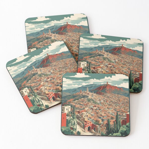 Item preview, Jalpa de Canovas Guanajuato Magic Town Mexico Vintage Travel Tourism Poster  designed and sold by TravelersGems.