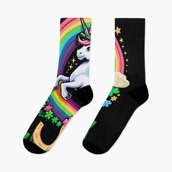 Item preview, Magical Luck Unicorn St. Patrick's Day designed and sold by Quirky Shirts.