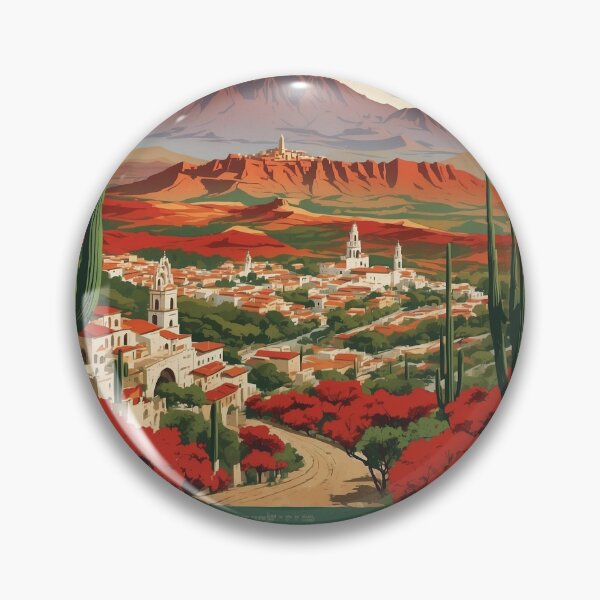 Item preview, Jalpan de Serra Queretaro Magic Town Vintage Travel Tourism Poster  designed and sold by TravelersGems.