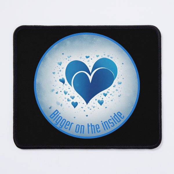 Item preview, Bigger on the Inside with Two Blue Hearts designed and sold by TreetopStudios.