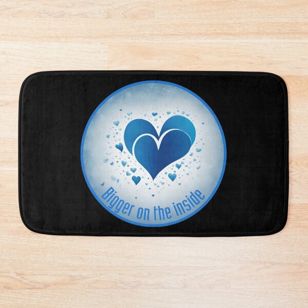 Item preview, Bigger on the Inside with Two Blue Hearts designed and sold by TreetopStudios.