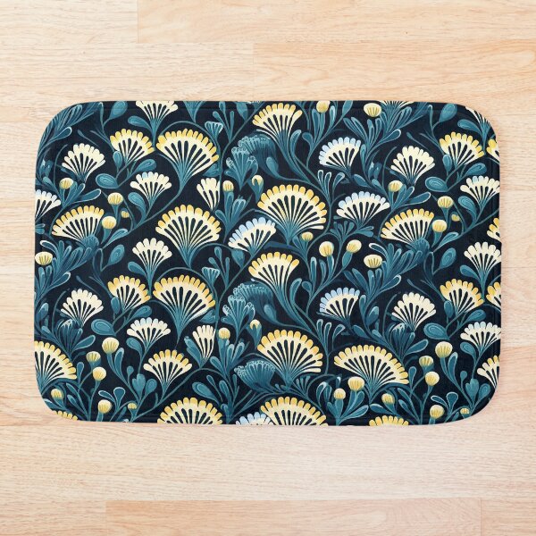 Item preview, Abstract Blue & Yellow Flowers designed and sold by Alfredus.