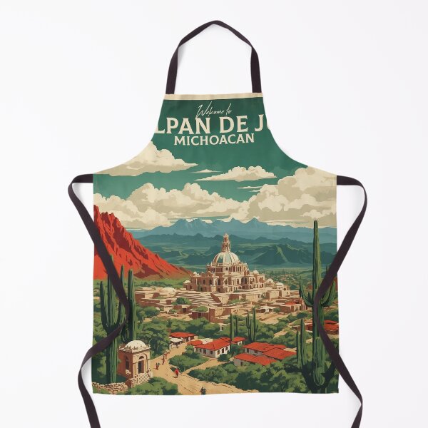 Item preview, Jiquilpan de Juarez Michoacan Magic Town Vintage Travel Tourism Poster  designed and sold by TravelersGems.