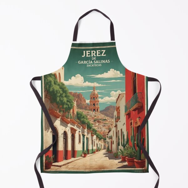 Item preview, Jerez de Garcia Salinas Zacatecas Magic Town Mexico Vintage Travel Tourism Poster  designed and sold by TravelersGems.