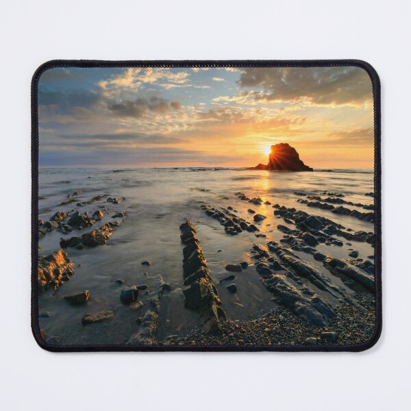Item preview, Setting sun at Widemouth Bay designed and sold by bitm2007.