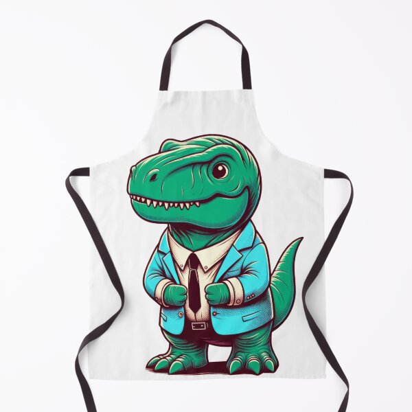 Item preview, Cartoon Dinosaur in Business Attire designed and sold by ImagineCorner.